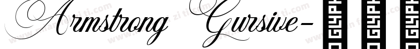 Armstrong Gursive字体转换